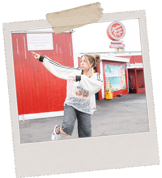 Blank polaroid frame